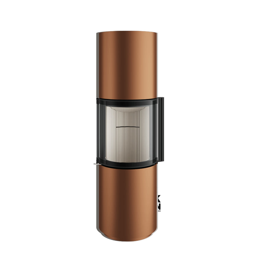 Spartherm Kaminofen Passo L RLU| Rostbraun-Metallic 6,1 kW