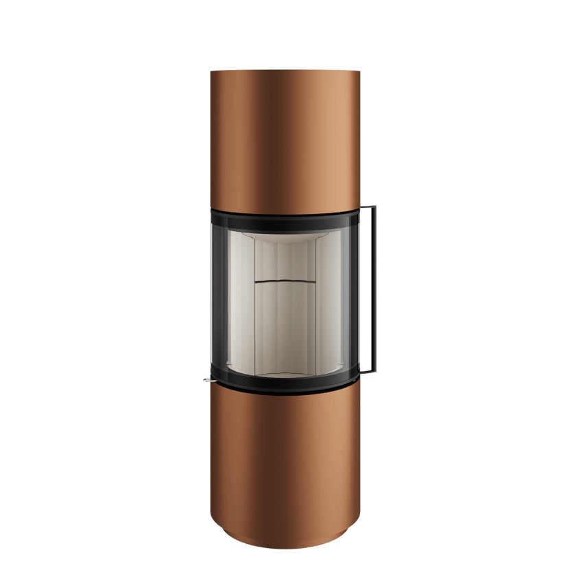 Spartherm Kaminofen Passo S RLU | Rostbraun-Metallic 6,1 kW