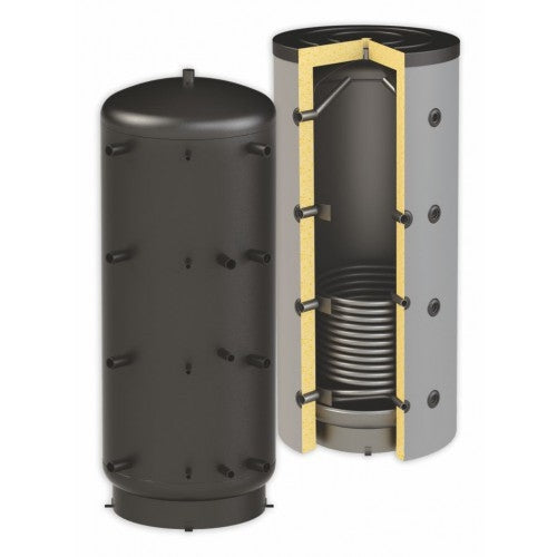 Beispiel mit Isolierung - ThermoFlux Pufferspeicher PBM-R 800 | ohne Isolierung | 1 WT  | www.klimaworld.com