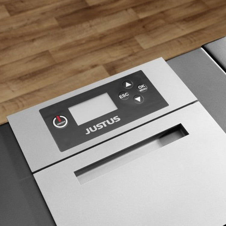 Justus Sirkos | Pelletofen | Stahl Schwarz | 6,0 kW | Display