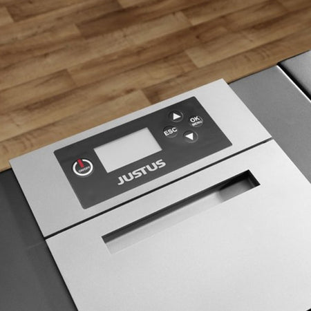 Justus Sirkos | Pelletofen | Stahl Schwarz | 6,0 kW | Display