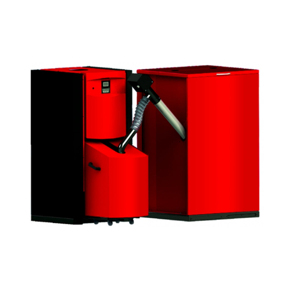 Pelletheizung PellFlux 15kW | 500 Liter Behälter
