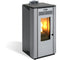 KALOR Pelletkamin | Perfecta Acciaio Lara 12 | 8,7 kW | Grau