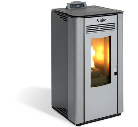 KALOR Pelletofen Perfecta Steel Line Lara 12 grau | klimaworld.com