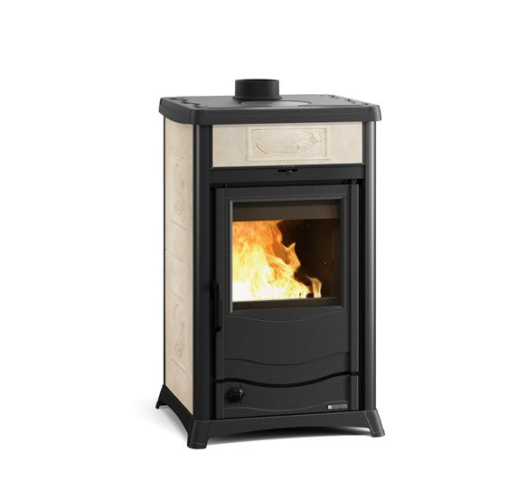 La Nordica wasserführender Kaminofen TermoRossella Plus Evo DSA 4.0 | 11,1 kW | Pergament