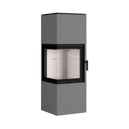 Hajduk Kaminofen Pixel L | 7 kW | rechteckiger Kaminofen | Grau
