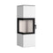 Hajduk Kaminofen Pixel L| 7 kW| rechteckiger-Kaminofen| Weiß