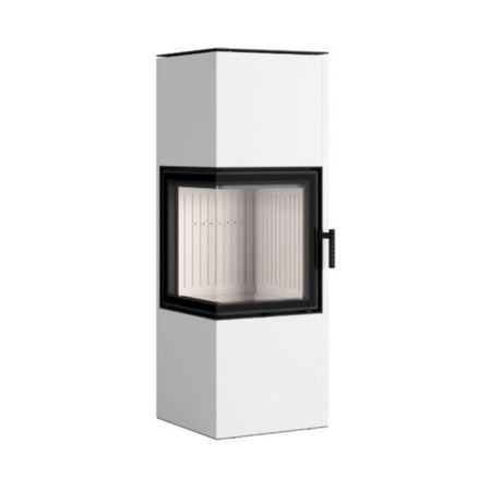 Hajduk Kaminofen Pixel L| 7 kW| rechteckiger-Kaminofen| Weiß
