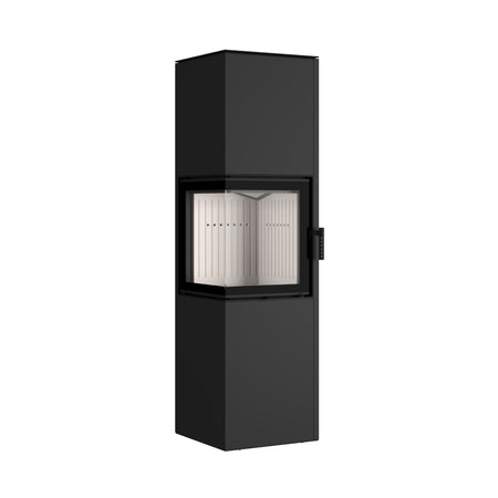 Hajduk Kaminofen Pixel XXL | 7 kW | rechteckiger Kaminofen | Schwarz
