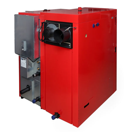 ThermoFlux Kombikessel Holz/Pellets Pid Logic Kombi mit 45 kW, Rückseite | Klimaworld.com