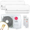 LG Multisplit Klimaanlage Set | STANDARD PLUS | 2,5 kW + 2,5 kW | Quick-Connect