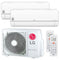 LG Multisplit Klimaanlage Komplett-Set | STANDARD PLUS | 2,5 kW + 2,5 kW