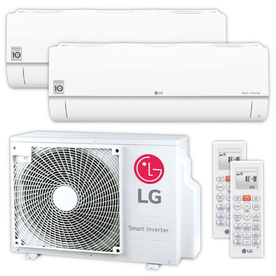 LG Multisplit Klimaanlage Set STANDARD PLUS | 2,5 kW + 4,2 kW