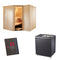 Sentiotec Sauna Komplettset Polaris Large | Concept R Combi | 5 Pers.