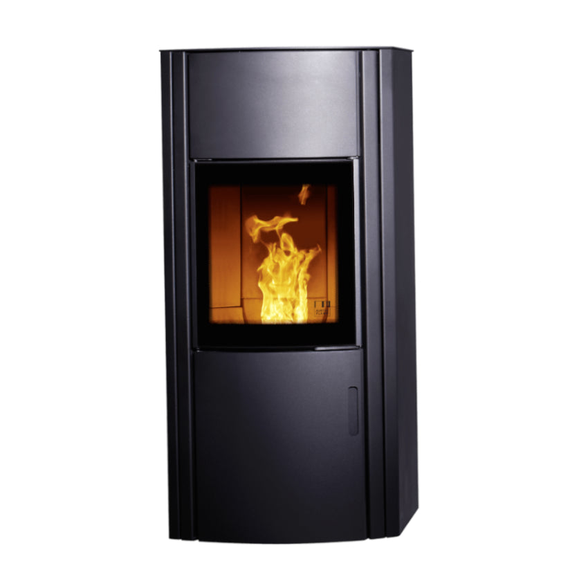 Pelletkamin Polly 2.0 Stahlmantel, gussgrau | klimaworld.com