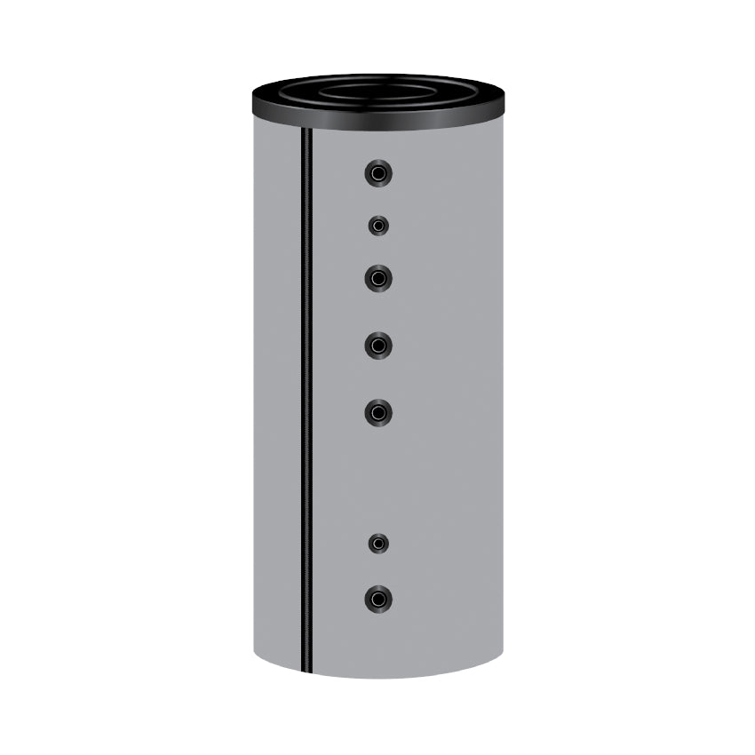 TWL | Pufferspeicher 200 Heizungswasser | 2 Wärmetauscher | 180°