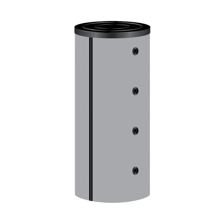 TWL | Pufferspeicher 500 für Heizungswasser | 2 Wärmetauscher | 90°