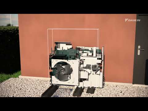 Daikin Altherma 3 R is the world’s first high capacity R-32 refrigerant split heat pump with cooling. Its single fan for high-capacity makes it one of the most compact unit in its category. ​

Link: https://www.daikin.eu/en_us/product-group/air-to-water-heat-pump-low-temperature/daikin-altherma-3-R-erla.html​