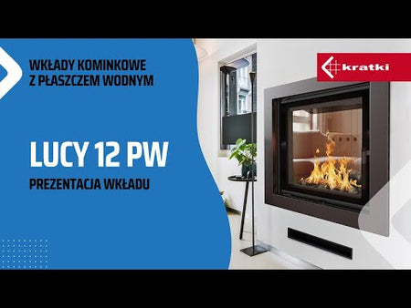 Wasserkamin Lucy 12 PW - Einsatz mit Wassermantel von Kratki, ökologisch und effektiv