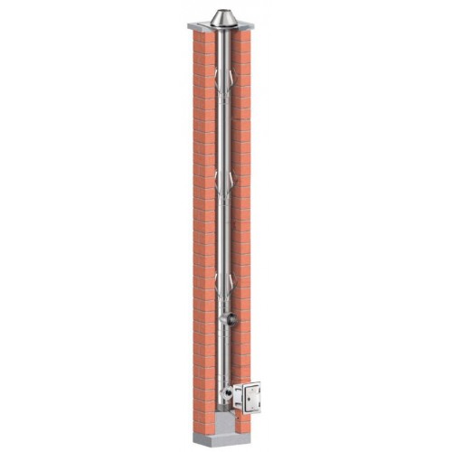 Schiedel Prima Plus Ø 180 mm Doppelwandiges Schornsteinsystem - 11,01m