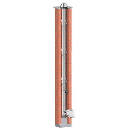 Schiedel Prima Plus Ø 180 mm Doppelwandiges Schornsteinsystem - 8,61m