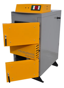 SSP Holzvergaserkessel Proburner DELUXE 25 kW BAFA mit 2x1000L Puffer