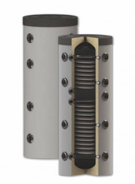 ThermoFlux Pufferspeicher PBM-RR 200 | mit 2 Wärmetauschern | www.klimaworld.com