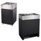 Sentiotec elektr. Saunaofen Qube | Edelstahl/Schwarz| 9 - 36 kW