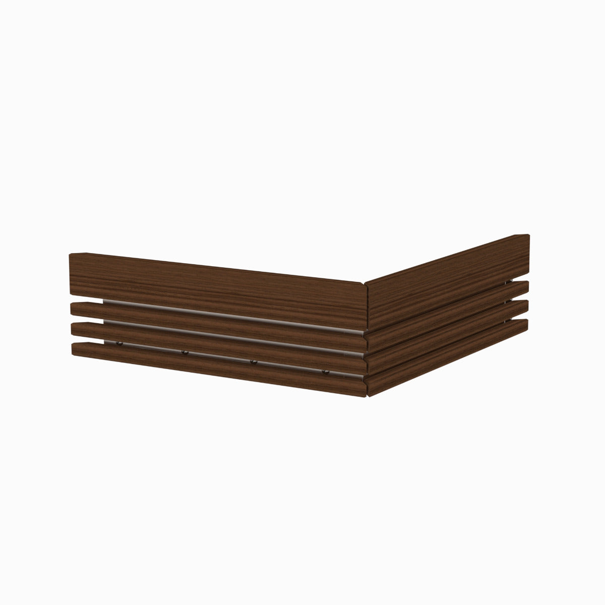 Sentiotec Holzreling klein für Qube Walnuss