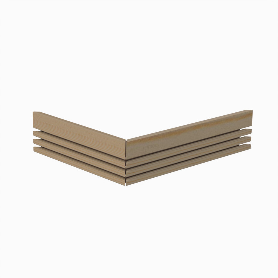Sentiotec Holzreling groß für Qube, Farbe Linde