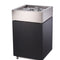 Sentiotec elektr. Saunaofen QUBE-105 | schwarz/edelstahl | 10,5 kW