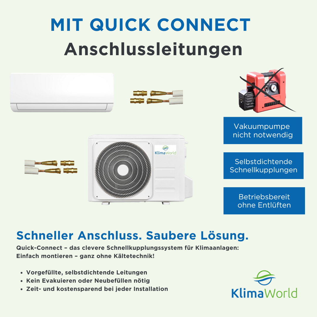 Quick Connect Lösung - Werbebanner | klimaworld.com