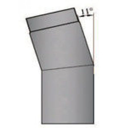 Rauchrohrbogen 11° Durchmesser 130mm