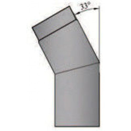 Rauchrohrbogen 33° Durchmesser 120mm
