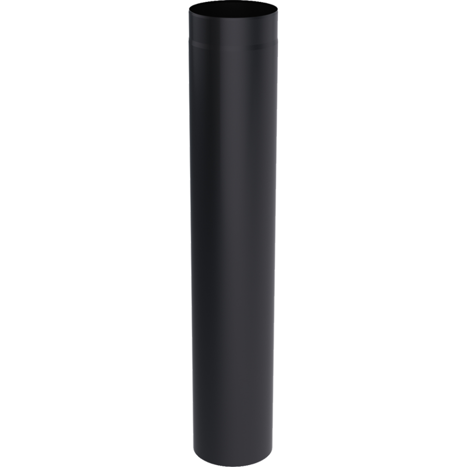 Kratki Rauchrohr für Kaminöfen | 130 DN x 1,0 m | RS130/1