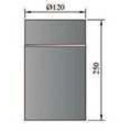 FAL-Rauchrohr 500mm Durchmesser 120mm