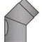 Rauchrohrbogen 45° mit Tür Durchmesser 200mm