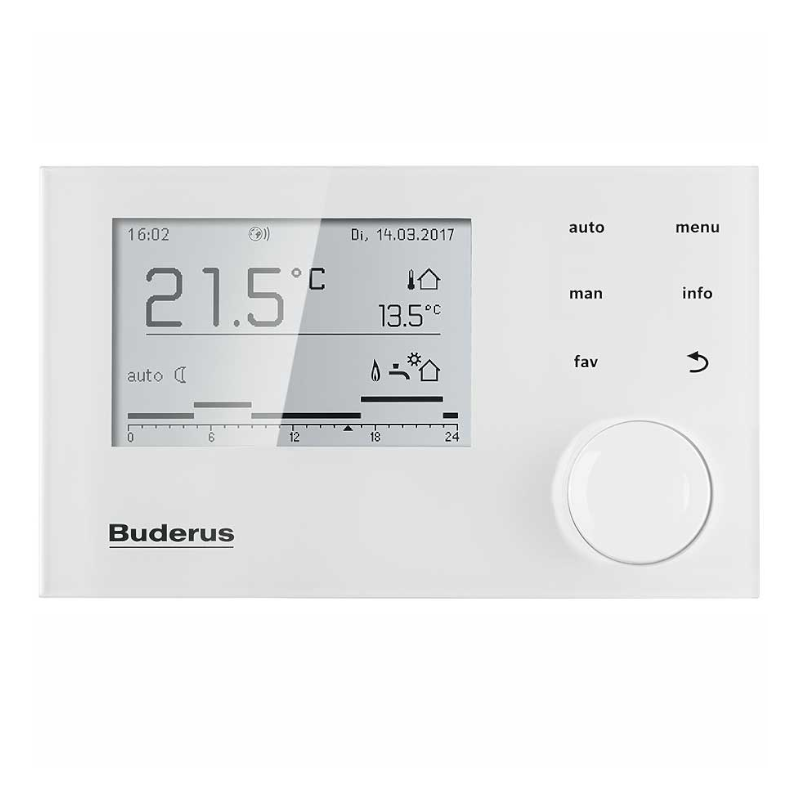 BUDERUS | System-Bedieneinheit | Logamatic RC310 | weiß