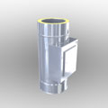 Edelstahlschornstein 7,7m komplettpaket DW Ø 180mm - 0,6mm Bausatz exklusiv Reinigungselement