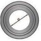 Rosette für Pelletrauchrohre Durchmesser 100mm