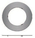 Wandrosette mit 3 Stiften Durchmesser 180mm
