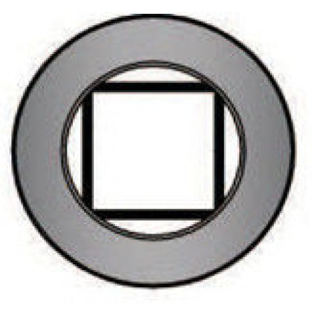 Wandrosette mit Feder Durchmesser 180mm