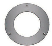 Wandrosette mit Schrauben für Beton Durchmesser 180 mm
