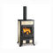La Nordica Holzofen | Rossella R1 5.0 Liberty | Keramik Panna | 9 kW