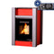 Aquaflam Vario Lend | wasserführender Kaminofen | 11/7 kW | Rot