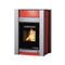 Aquaflam Vario Kalmar | wasserführender Kaminofen | 11/5kW | rot