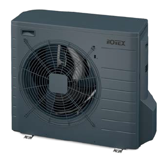Rotex Wärmepumpen Außengerät | RRGA04DV-CA anthrazitgrau | 4 kW