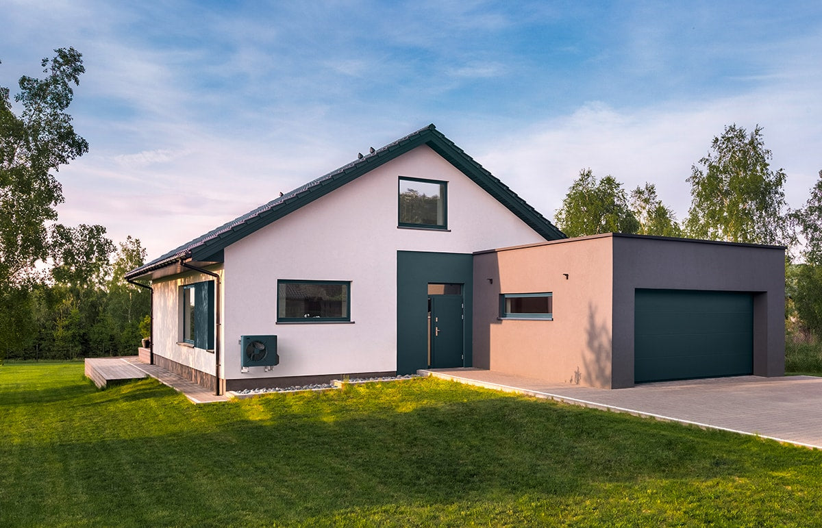 Rotex Wärmepumpen-Außengerät Hauswand RRGA04DV-CA anthrazitgrau