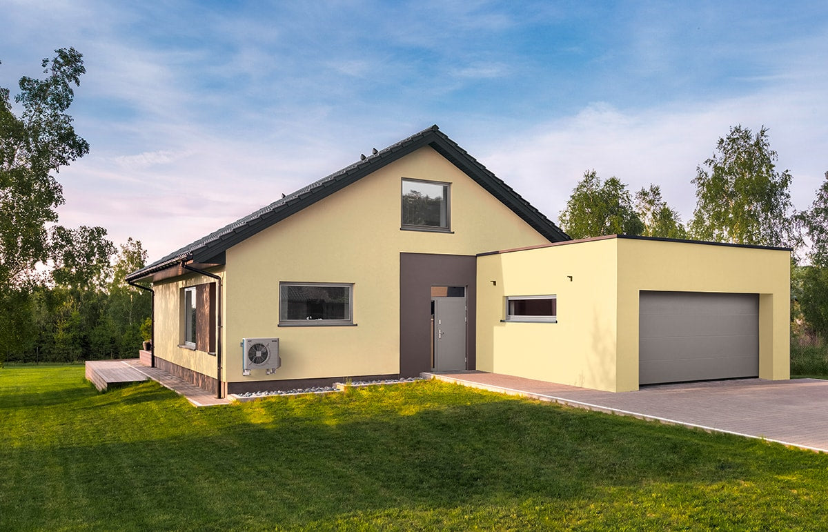 Rotex Wärmepumpen-Außengerät Hauswand RRGA06DV-CW weißaluminium