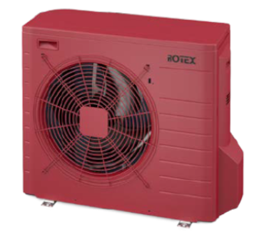 Rotex Wärmepumpen Außengerät | RRGA06DV-CR rubinrot | 4 kW